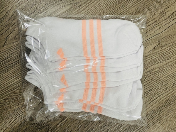 Tất Adidas xuất dư cổ thấp, SET 5 (SZ 39-41)