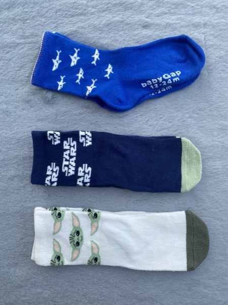 Tất cổ dài bé gái xuất dư baby Gap 6-12 tháng, set 3