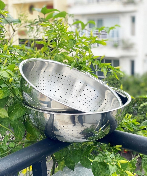 Rổ inox 304 Five Star, set 2, 30cm