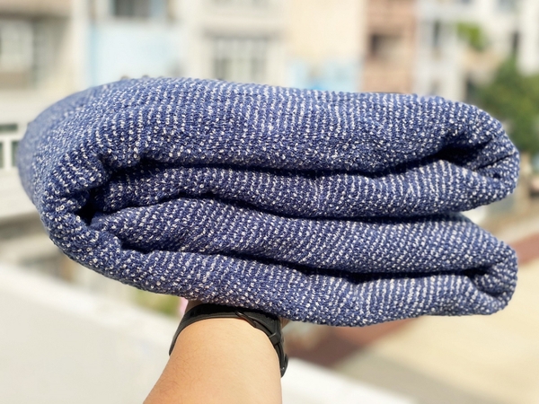 Chăn khăn bông xuất Nhật dư, xanh mint 15*18cm