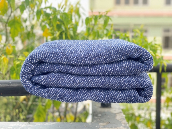Chăn khăn bông xuất Nhật dư, xanh mint 15*18cm