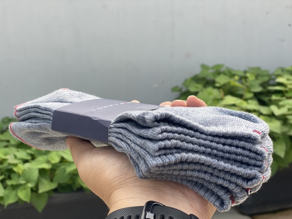 Tất Tommy cotton mềm, lót bông Set 3