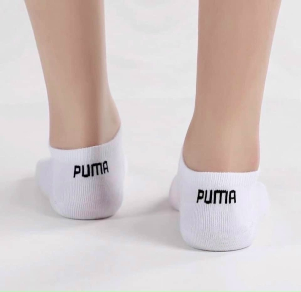 Tất Puma trắng cổ ngắn, SET 10