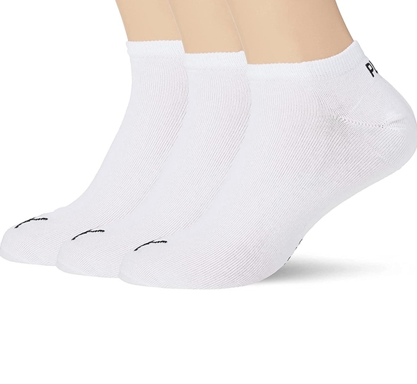 Tất Puma trắng cổ ngắn, SET 10