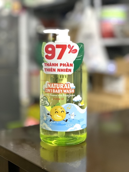 (chính hãng) SỮA TẮM GỘI PURITÉ BABY 500ML