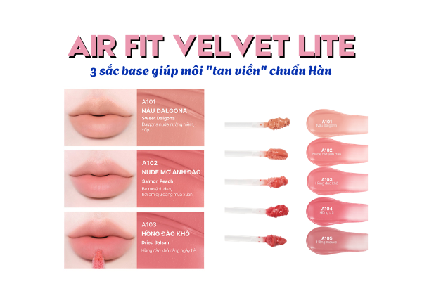SON BASE LÀ GÌ? BÍ THUẬT CHO ĐÔI MÔI TAN VIỀN CHUẨN HÀN CÙNG BLACK ROUGE VER 10