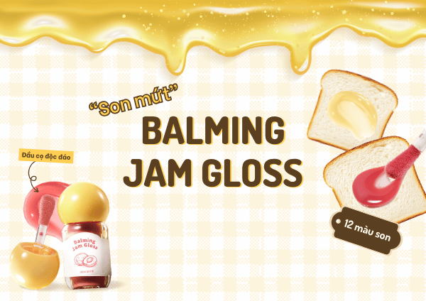KHÁM PHÁ BẢNG MÀU SON BÓNG DƯỠNG ẨM MỚI BLACK ROUGE BALMING JAM GLOSS