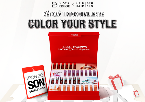 Công Bố Người Chiến Thắng TikTok Challenge Color Your Style Cùng Black Rouge