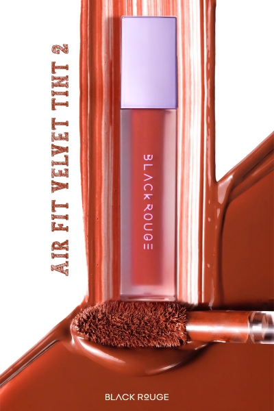 Son Kem Lì Black Rouge A12 - Đỏ Nâu Gạch Trầm Airfit Velvet Tint 4.5g