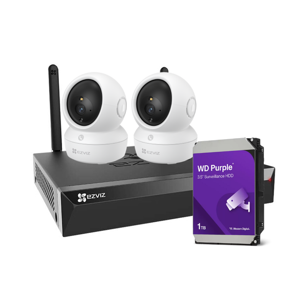 Bộ KIT 2 camera Ezviz H6C Pro 3MP
