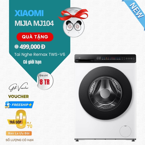 Máy Giặt Sấy Xiaomi Mijia MJ104 - Giặt 10Kg, Sấy 7Kg - Nhập Khẩu