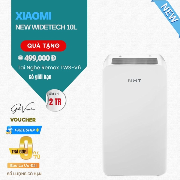Máy Hút Ẩm Xiaomi New Widetech 10L - Hàng Chính Hãng
