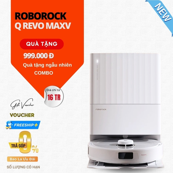 Robot Hút Bụi Lau Nhà Roborock Q Revo MaxV - Hàng Chính Hãng