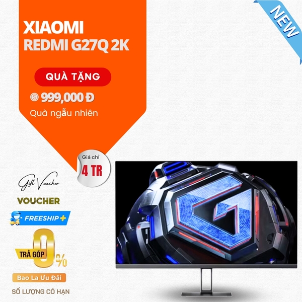 Màn Hình Máy Tính Redmi G27Q 2025 27 Inch – Phân Giải 2K, Tần Số 180Hz, 1ms