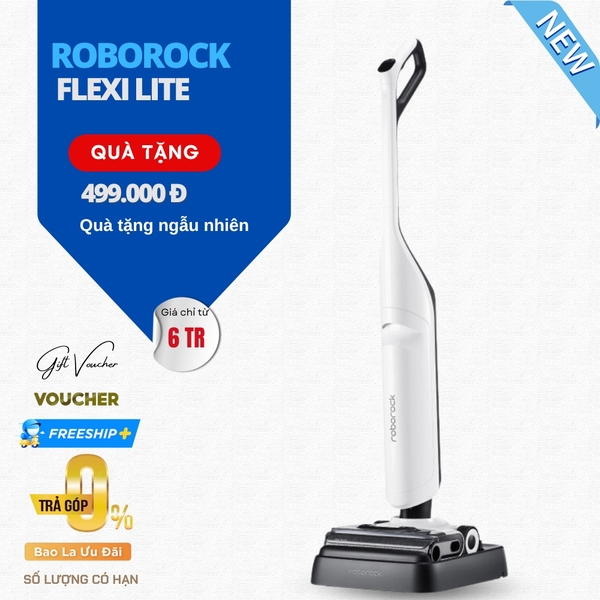 Máy Hút Bụi Lau Nhà Roborock Flexi Lite - Hàng Chính Hãng