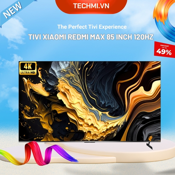 Tivi Xiaomi Redmi Max 85 Inch 4K/120Hz – 3GB/64GB - Công Nghệ MEMC, Bản 2025