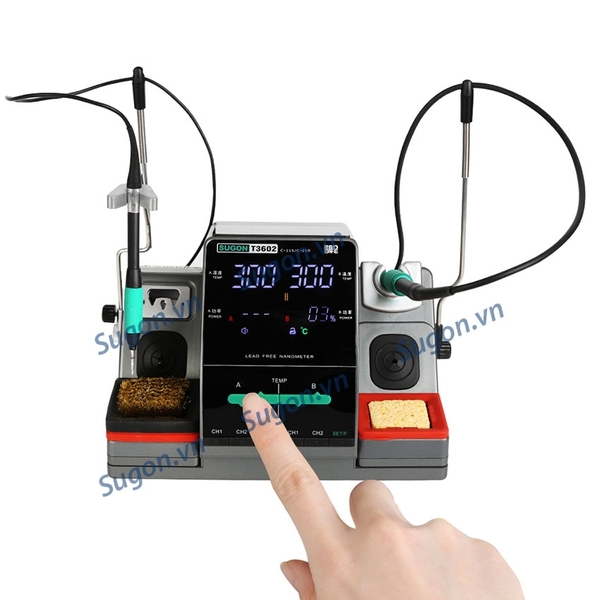 Trạm Hàn Thiếc Hai Tay SUGON T3602 Tips JBC