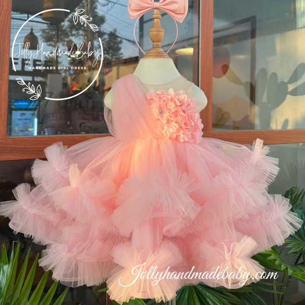 Ruffle Tulle Baby Girl Dress