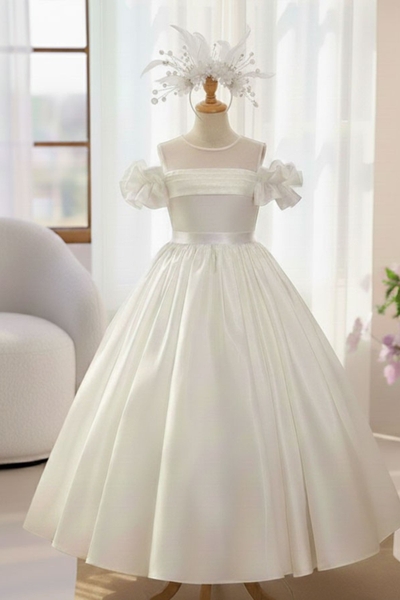 white-flower-girl-dress-with-big-bow-back-toddler-dress-vintage-satin-wedding-pa