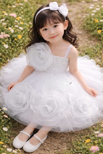 white-flower-girl-dress-baby-tutu-dress-toddler-birthday-dress-3d-rose-dress-han