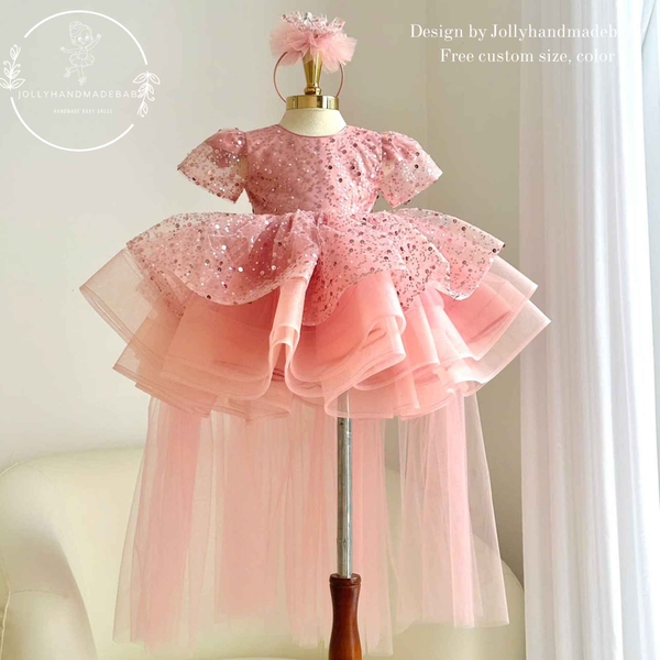 dusty-rose-baby-girl-princess-dress-sequin-tulle-flower-girl-dress-with-puff-sle