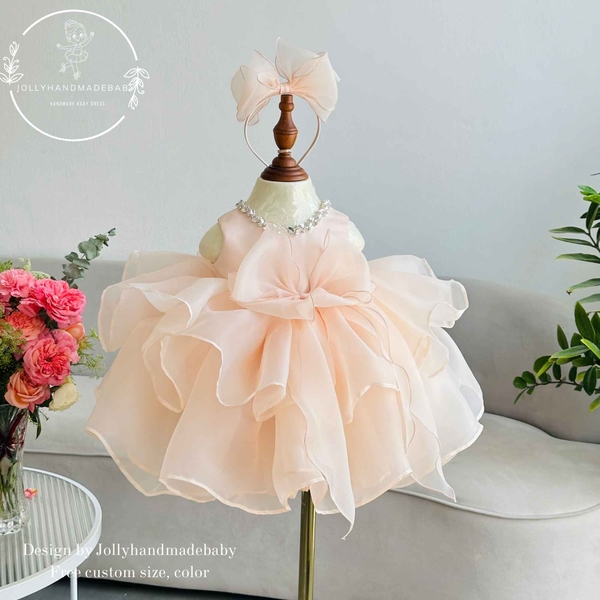 peach-baby-girl-dress-flower-girl-dress-toddler-birthday-dress-organza-ruffle-dr