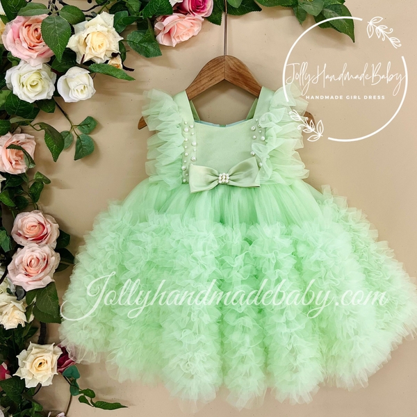 mint-green-baby-girl-birthday-dress-handmade-tulle-dress-girl-occasion-dress-cus