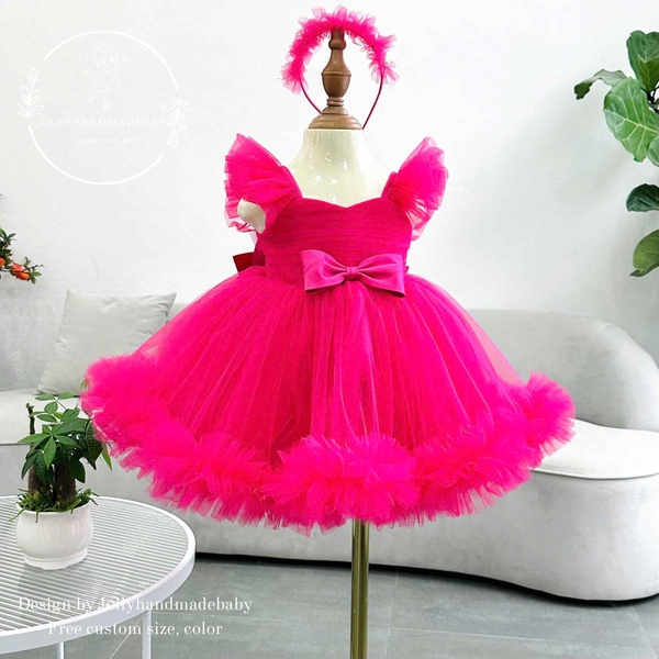 fushia-baby-girl-tutu-dress-bright-tulle-princess-dress-with-bow-bold-birthday-o