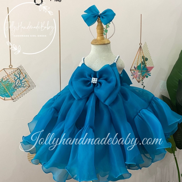 puff-ruffle-tiered-with-beaded-straps-in-royal-blue-organza-midi-dress-for-baby-
