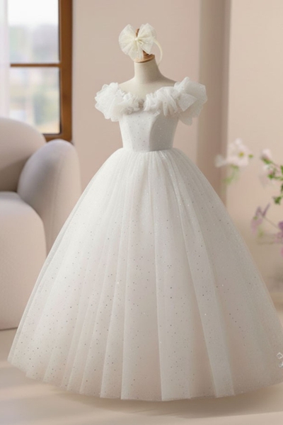 white-flower-girl-dress-with-big-bow-back-toddler-dress-vintage-satin-wedding-pa