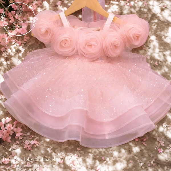 blush-pink-flower-girl-dress-baby-tutu-dress-toddler-birthday-dress-3d-rose-dres