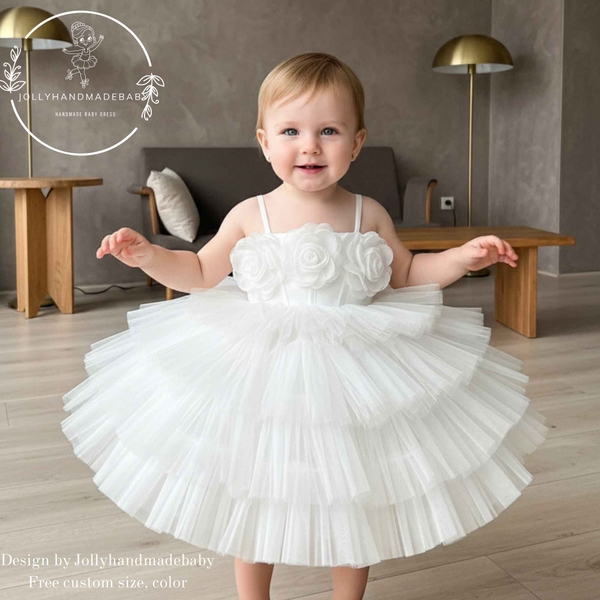 white-flower-girl-dress-baby-tutu-dress-toddler-birthday-dress-3d-rose-dress-han
