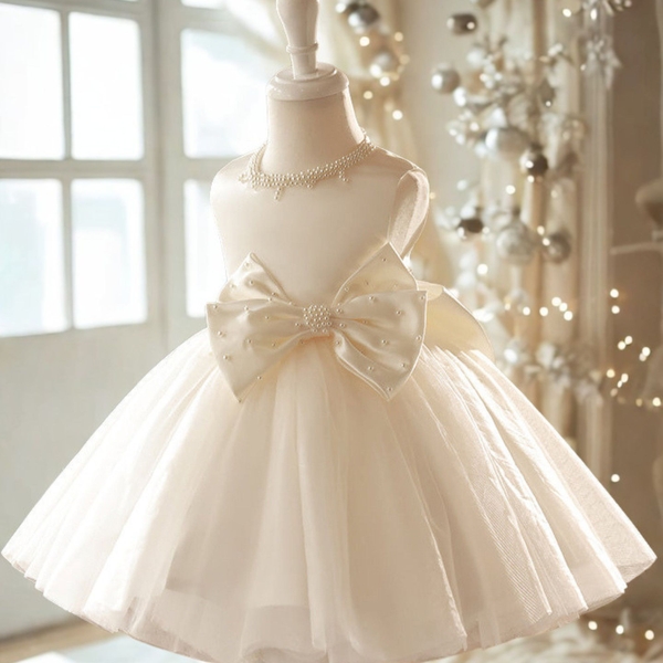 white-flower-girl-dress-with-big-bow-back-toddler-dress-vintage-satin-wedding-pa