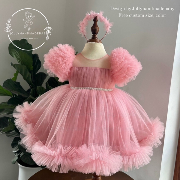 dusty-rose-baby-girl-tulle-dress-puffy-sleeve-flower-girl-dress-toddler-princess