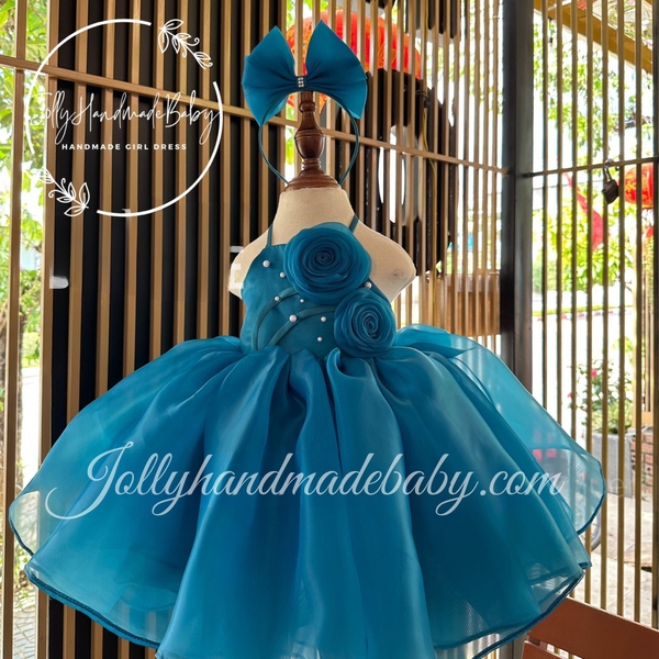 blue-girl-dress-party-organza-dress-baby-birthday-dress-toddler-girl-dress-princ
