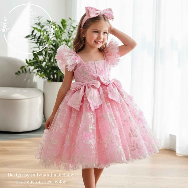 pink-flower-girl-dress-toddler-birthday-princess-dress-baby-girl-tulle-party-dre