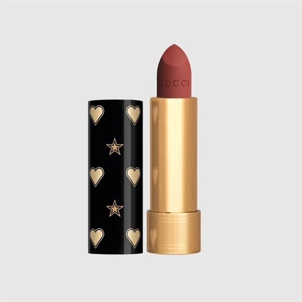 SON GUCCI 217 VALERIA ROSE, HOLIDAY ROUGE À LÈVRES MAT LIPSTICK