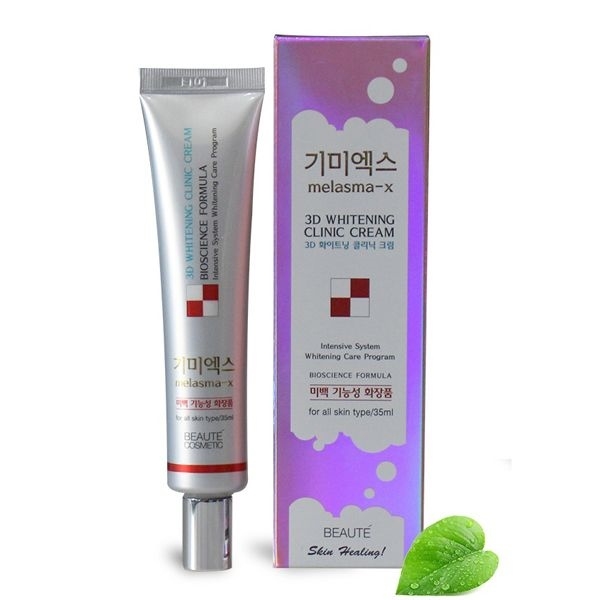 ( Mẫu mới ) Kem Giảm Thâm Nám Và Tàn Nhang Melasma-X 3D Whitening Clinic Cream 40ml Hàn Quốc