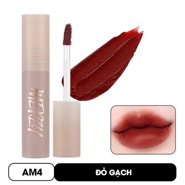 [Academia Collection] Son Kem Siêu Lì, Lâu Trôi, Lên Màu Chuẩn Merzy Academia Mellow Tint 4g AM4