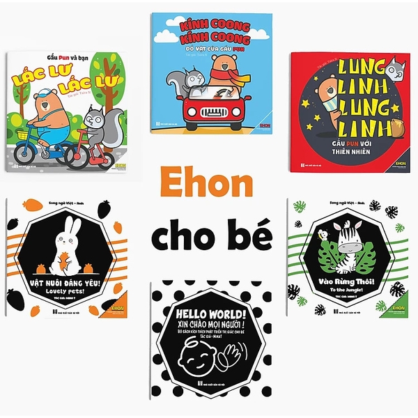 SONG NGỮ: BỘ EHON KÍCH THÍCH THỊ GIÁC DÀNH CHO TRẺ 0-6 TUỔI