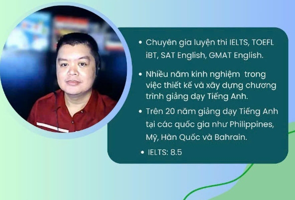 Thầy Carl - Giáo viên dạy IELTS