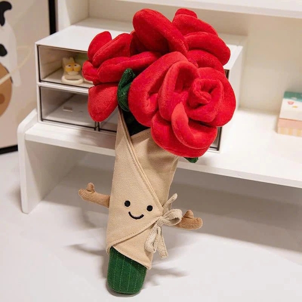 Jellycat Amuseables Rose Bouquet - Jellycat Hoa Hồng Chính Hãng
