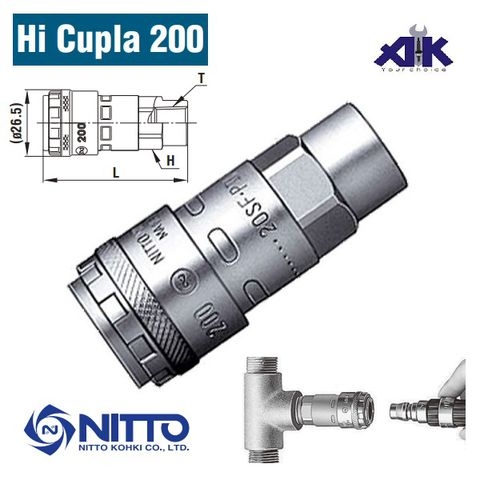 Đầu nối nhanh Nitto dòng SF