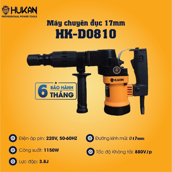 MÁY CHUYÊN ĐỤC 17MM HK-D0810