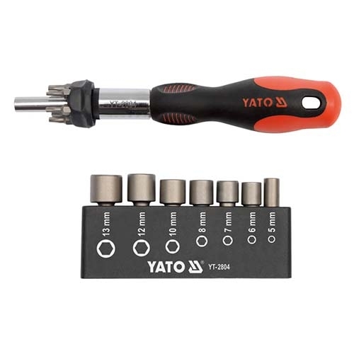 Bộ tuốc nơ vít đa năng 14 chi tiết YATO YT-2804