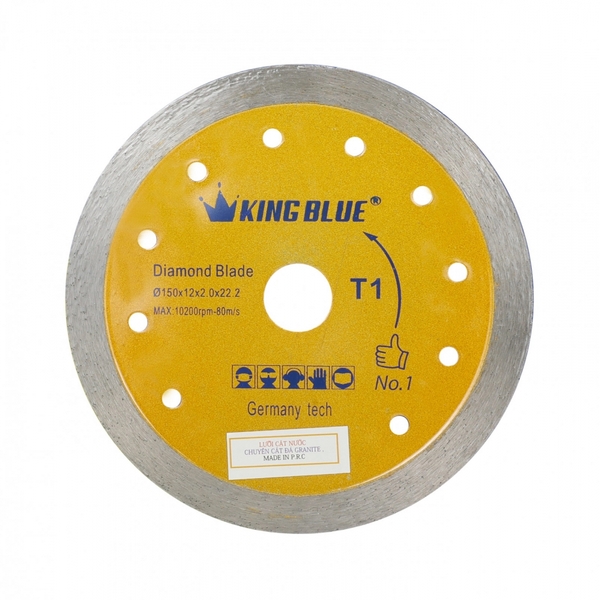 Lưỡi Cắt Đá Granite King Blue T1-150x2.0x12L