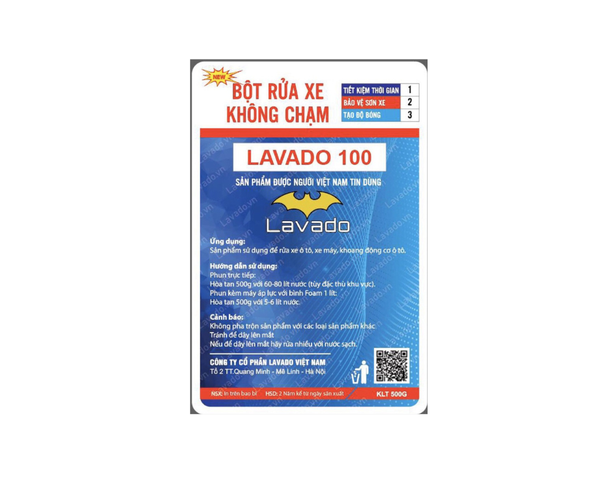 Bột rửa xe không chạm Lavado