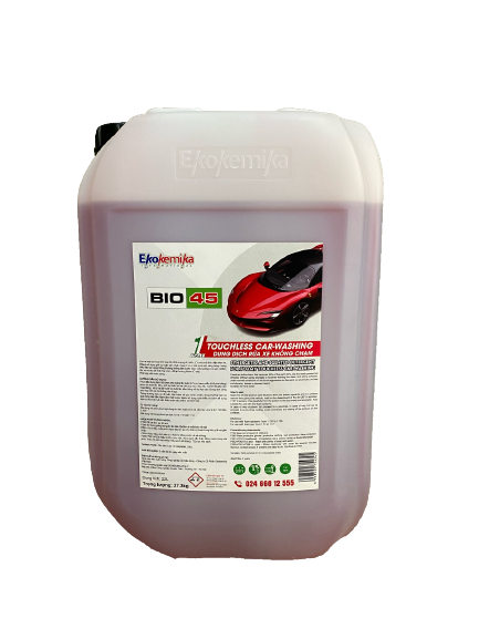 dung dịch rửa xe không chạm bio 45 22l