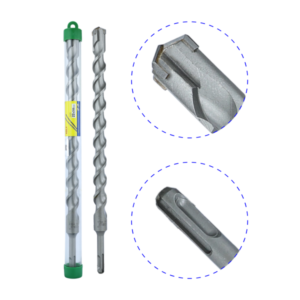 Mũi Khoan Xuyên Tường 4 Cạnh KBL4-22*350