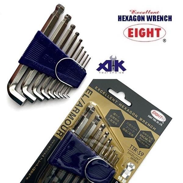 Bộ lục giác đầu bi EIGHT TS-9